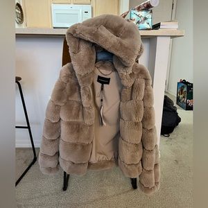 Fluffy jacket - never worn!